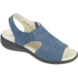 Female Susie Nubuck Upper Leather Lining Casual in Navy, Taupe