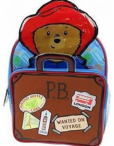 Childrens Backpack Paddington Novelty Backpack 10 liters Brown (Brown/Blue) PADD001002