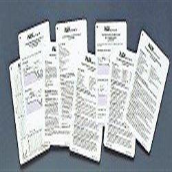 PADI Confined Water Aquatic Cue Cards