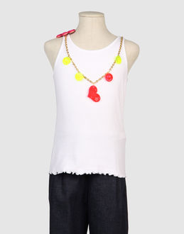 PAESAGGino TOPWEAR Sleeveless t-shirts GIRLS on YOOX.COM