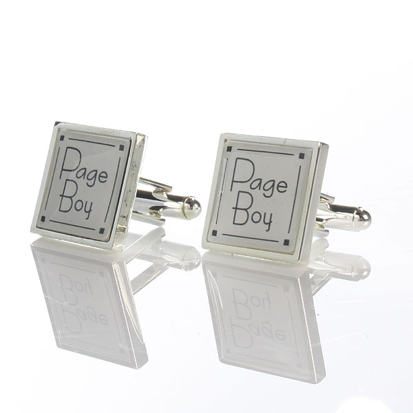 page Boy Cufflinks Non-Engraved