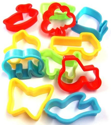 Paint and Play Today Plastic dough cutters, set of 12