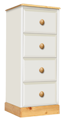Chest of Drawers 4 Deep Drawer Slim One