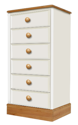 painted Chest of Drawers 6 Drawer One Range