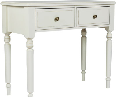 PAINTED CONSOLE DRESSING TABLE CHATEAU
