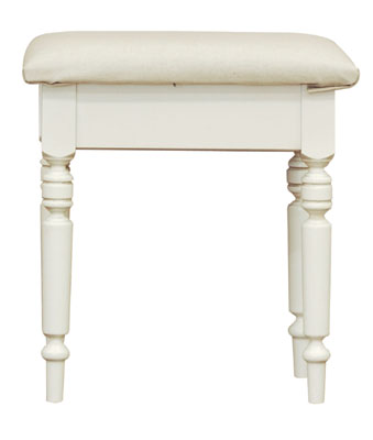 painted DRESSING TABLE STOOL CHATEAU