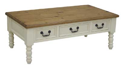 painted pine Coffee Table Kitchen