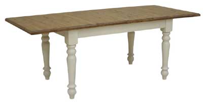 Painted pine Dining Table Extending Kitchen