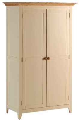 painted Rochester Full Hanging Double Wardrobe