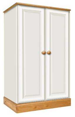painted Wardrobe All Hanging Low Double One
