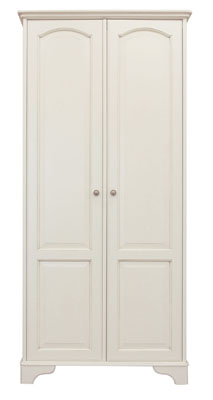 painted WARDROBE DOUBLE ALL HANGING CHATEAU