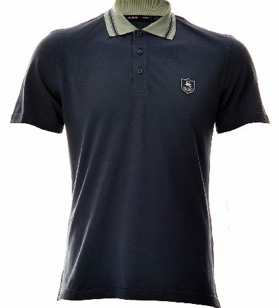 PAL Zileri Chest Piquet Polo Navy