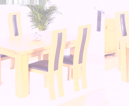 Oak Dining Table 150cm and 4 Santander