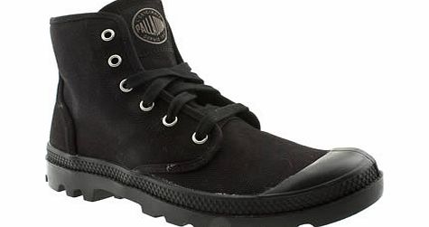 palladium Black Pampa Hi Trainers