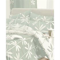 palm Green Quilt Cover Set Single