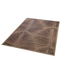 Palm Leaves Flat Weave Rug - Natural.