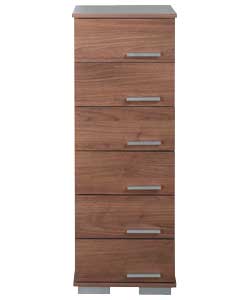 Palma 6 Drawer Chest - Dark Maple