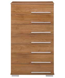 Palma 7 Drawer Chest - Dark Maple