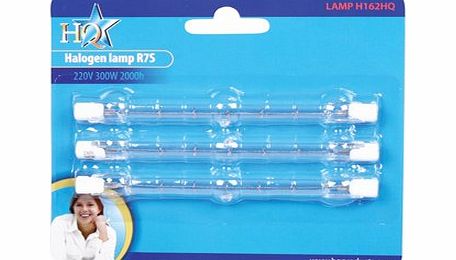 Palmer Riley Genuine HQ 300w R7 Halogen Strip Light - Pack Of 3