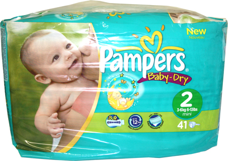 Pampers Baby-Dry Size 2 (3-6kg/6-13lbs) 41