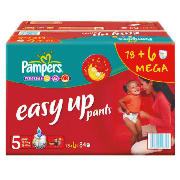 Pampers Easy Up Mega Pack Extra Large 84 size 5