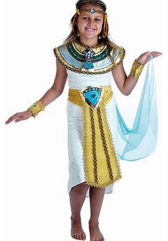 Pams Egyptian Princess Fancy Dress Costume - Medium size