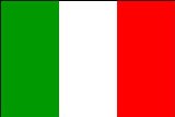 Pams Flag - Paper 6in x 4in (pack of 6, on stick) - Italy