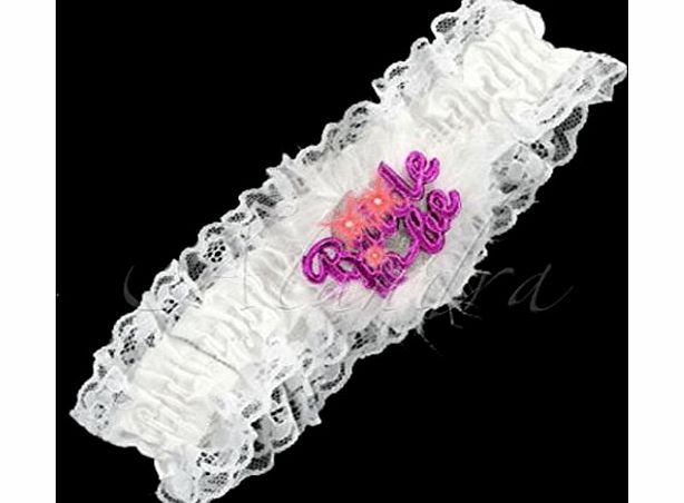 Pams Hen Party: Flashing Garter - Bride To Be