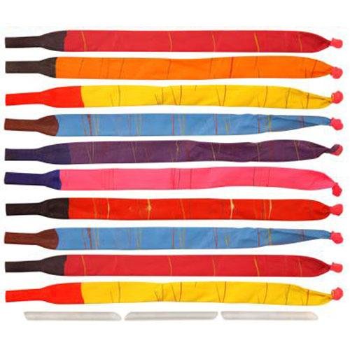 Pams Party Time 10 Rocket Balloons with 3 Pipes