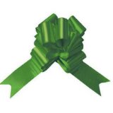 Pams Pull Bows - 10 green pull bows - great for pew bows, cars and gift wrapping