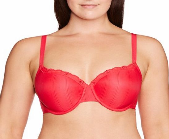 Panache Porcelain Viva Moulded T-Shirt and Seamless Womens Bra Strawberry 36DD