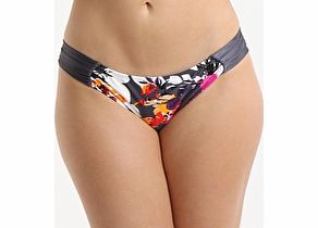 Panache Tallulah Gathered Pant - Charcoal Multi