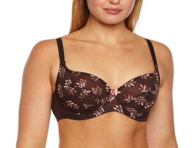 Panache Tango Balconnet Womens Bra Choc/Pink 30D