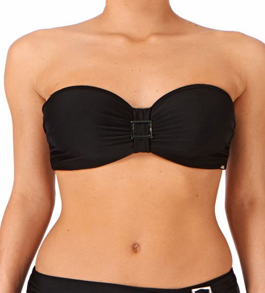 Panache Womens Panache Anya Bandeau Bikini Top - Black