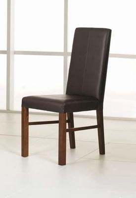 Ervin Brown Faux Leather Dining Chair by Coaster - Red Tag