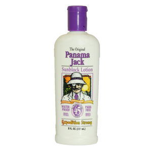 Panama Jacks Sunblock Lotion. SPF45