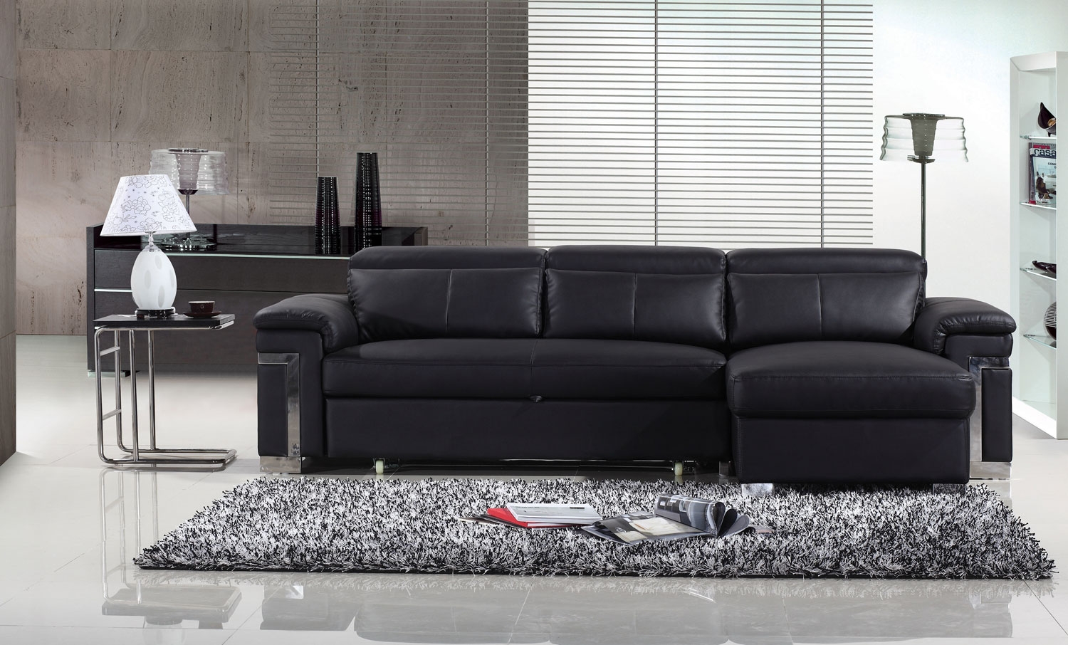leather corner sofa beds