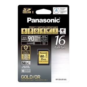 Panasonic 16GB UHS-1 Gold Series SD (SDHC) Card