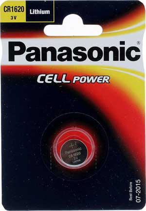 panasonic 3V Lithium Coin CR1620 ~ 2 Pack Special