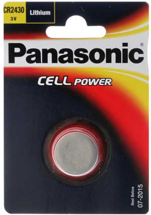 Panasonic 3V Lithium Coin CR2430 ~ 2 Pack Special