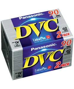 panasonic 60 Mins Mini DV Tape 2 Pack