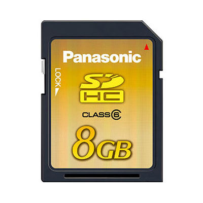 Panasonic 8GB SDHC Memory Card