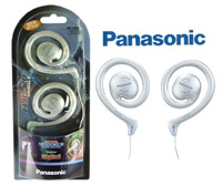Panasonic Clip-On Spirals Lightweight Earphones