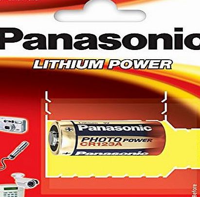 Panasonic CR123 Batteries (CR123a) - Pack of 10