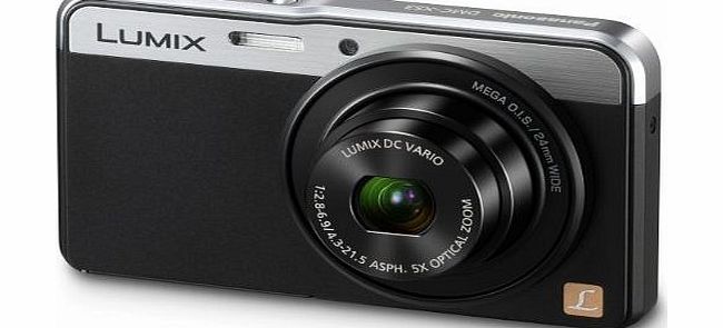 DMC-XS3EB-K Compact Digital Camera - Black (14.1MP, 5x Optical Zoom, 24mm Ultra Wide-Angle LUMIX Lens)