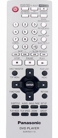 Panasonic DVD PLAYER Remote Control