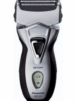 Panasonic ES7101S512 Triple Blade Mens Silver Wet and Dry Shaver