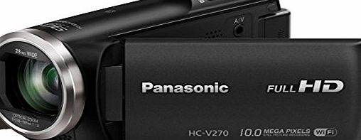 Panasonic HC-V270EB-K Full HD Camcorder (50x Optical Zoom)
