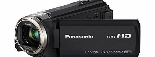 Panasonic HC-V550 Full HD Camcorder - Black (2.51MP, 50x Zoom) 3.0 inch LCD