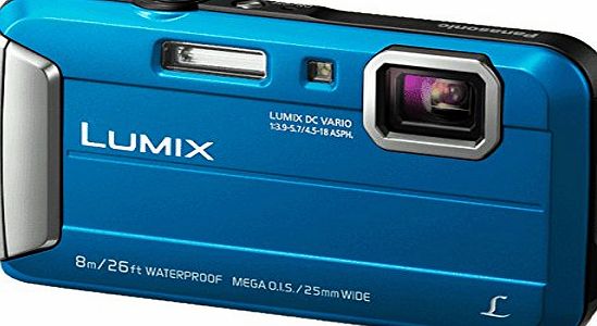Panasonic Lumix DMC-FT30EB-A Waterproof Action Camera - Blue (16 MP, 4x Optical Zoom)